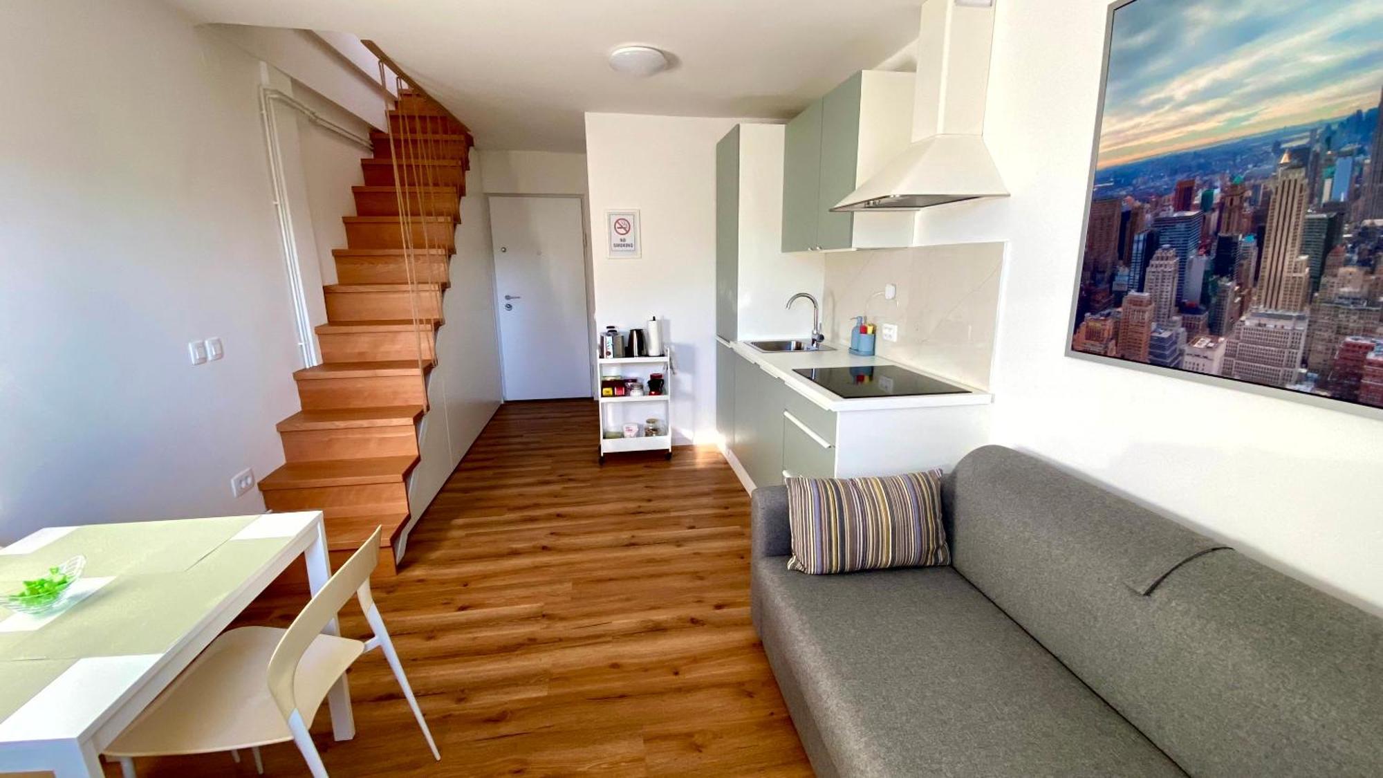 Little Plaza Duplex Apartman Ljubljana Kültér fotó